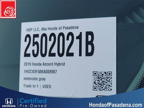 Certified 2019 Honda Accord EX-L image 34