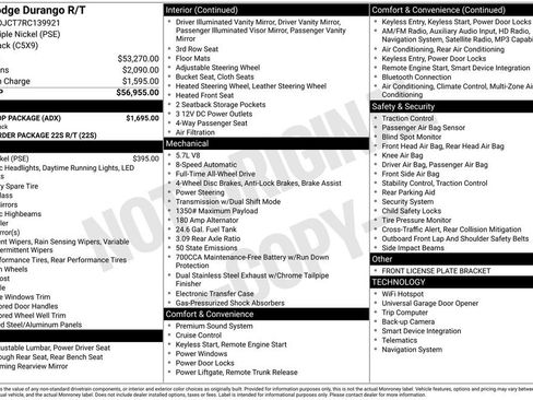 Used 2024 Dodge Durango R/T w/ Blacktop Package image 12