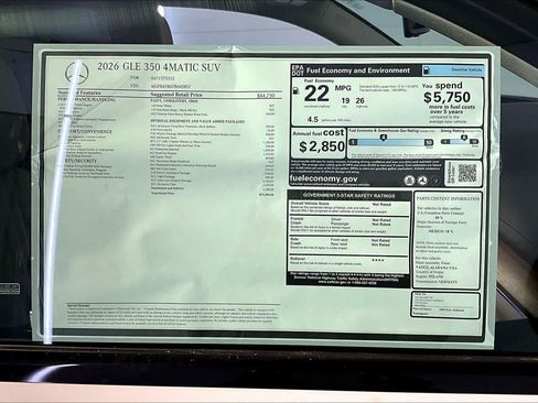 New 2026 Mercedes-Benz GLE 350 4MATIC image 18