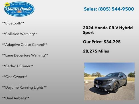 Certified 2024 Honda CR-V Sport image 10