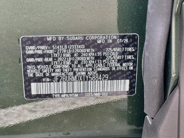 New 2026 Subaru Outback Wilderness AWD/4WD image 25
