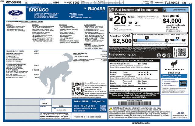 New 2026 Ford Bronco Outer Banks AWD/4WD image 25