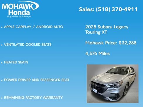 Used 2025 Subaru Legacy Touring XT AWD/4WD image 14
