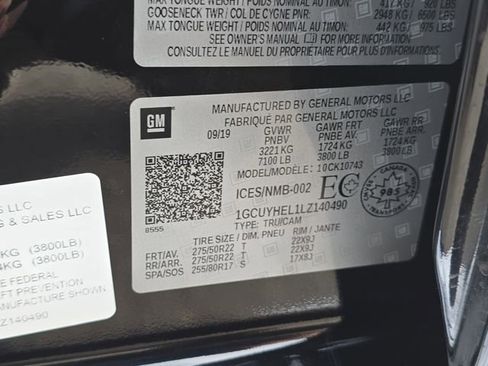 Used 2020 Chevrolet Silverado 1500 High Country w/ Trailer Camera Package image 35