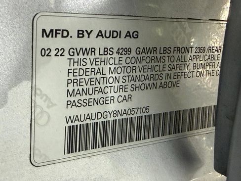 Used 2022 Audi A3 2.0T Premium w/ 18" Wheel Package FWD image 31