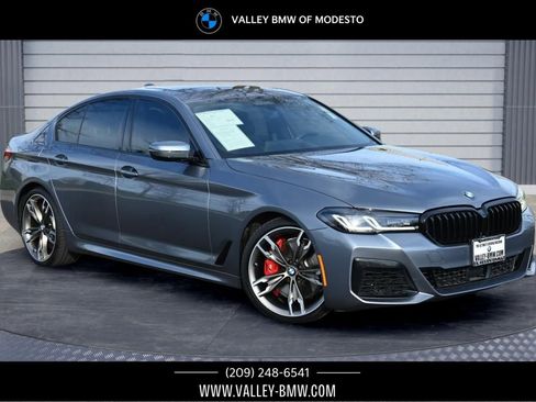 Certified 2021 BMW M550i xDrive M550i xDrive w/ Executive Package image 1