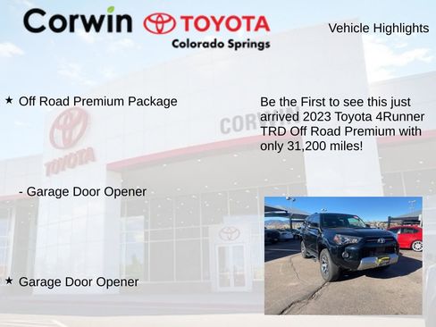 Used 2023 Toyota 4Runner TRD Off-Road Premium image 4