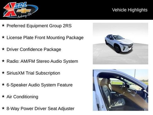 Used 2025 Chevrolet Trax RS w/ Driver Confidence Package FWD image 2