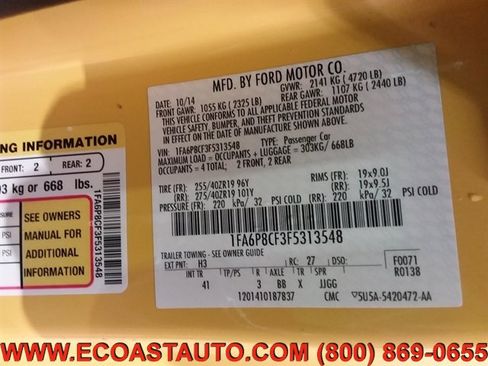 Used 2015 Ford Mustang GT Premium w/ GT Performance Package image 13