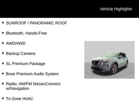 Used 2023 Nissan Rogue SL w/ SL Premium Package AWD/4WD image 9