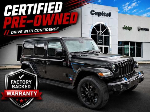 Used 2021 Jeep Wrangler Unlimited Sahara AWD/4WD image 1