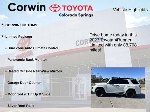 Used 2023 Toyota 4Runner Limited AWD/4WD image 6