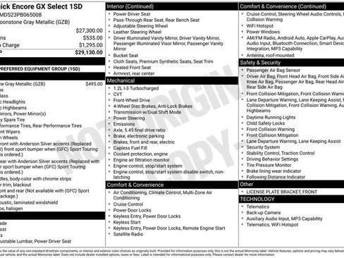 Used 2023 Buick Encore GX Select FWD image 7