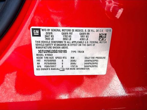 Used 2016 GMC Sierra 1500 SLT w/ SLT Premium Package AWD/4WD image 37