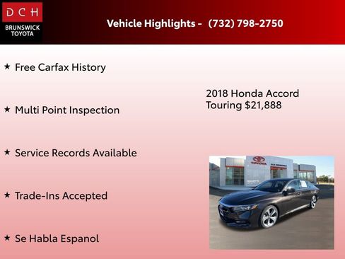 Used 2018 Honda Accord Touring image 4