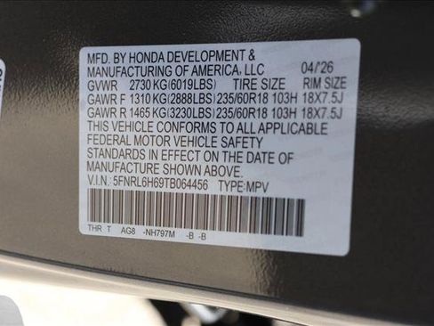 New 2026 Honda Odyssey EX-L image 25