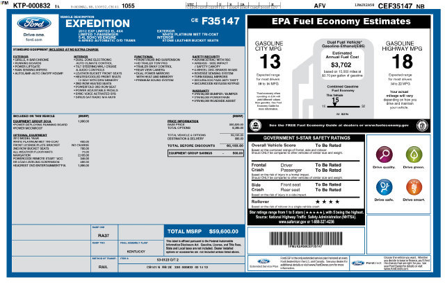 Used 2012 Ford Expedition EL Limited AWD/4WD image 2