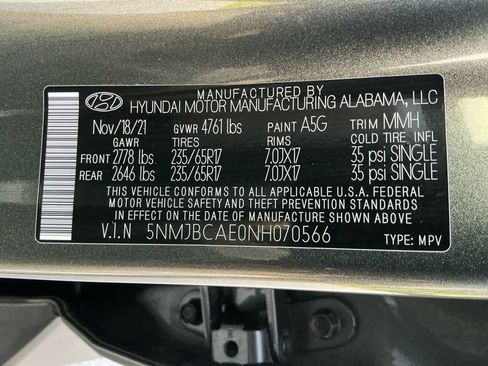 Used 2022 Hyundai Tucson SEL AWD/4WD image 30