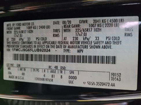 Used 2020 Ford Escape SE AWD/4WD image 33