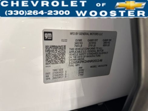 Used 2022 Chevrolet Tahoe Z71 w/ Luxury Package image 31