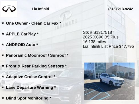 Used 2025 Volvo XC90 B5 Plus w/ Protection Package Premier AWD/4WD image 10