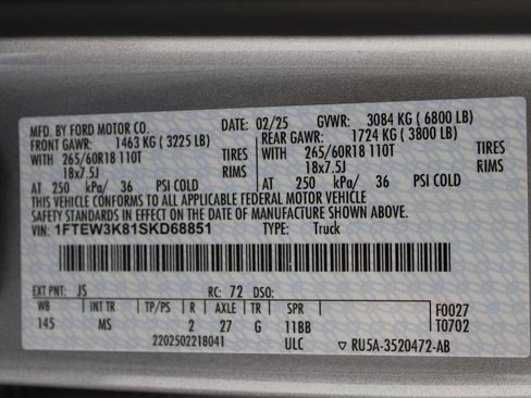 Certified 2025 Ford F150 XLT w/ Equipment Group 301A Standard image 23