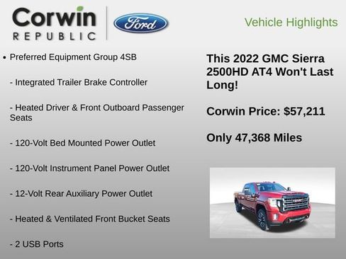 Used 2022 GMC Sierra 2500 AT4 w/ AT4 Premium Plus Package image 18
