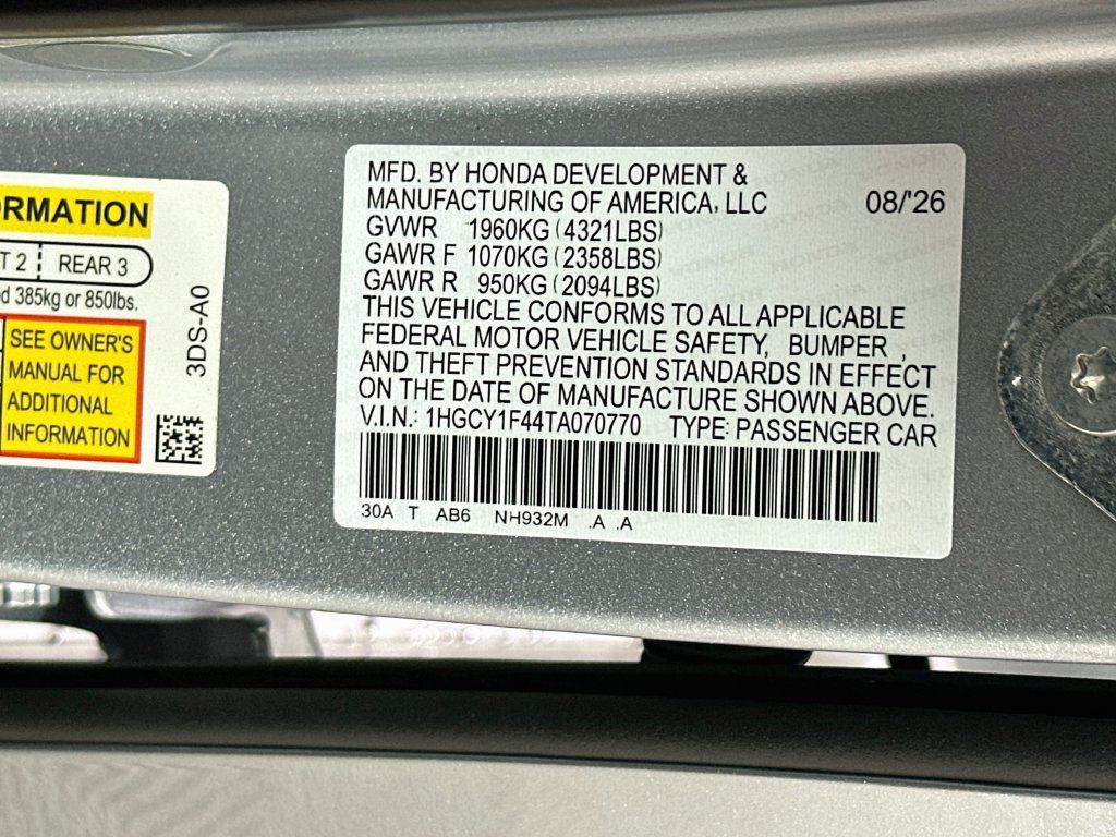 Used 2026 Honda Accord SE image 27