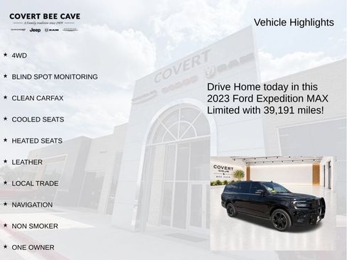 Used 2023 Ford Expedition Max Limited AWD/4WD image 6