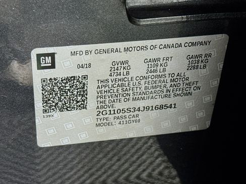 Used 2018 Chevrolet Impala LT FWD image 38