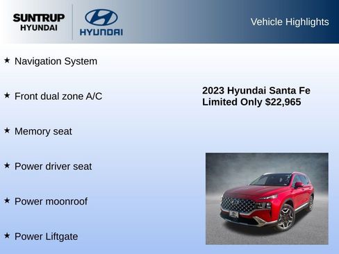 Used 2023 Hyundai Santa Fe Limited image 8
