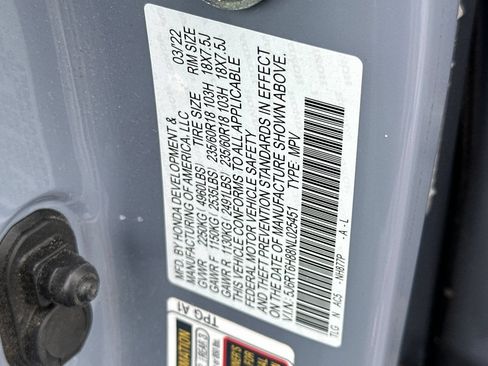 Used 2022 Honda CR-V EX-L image 53