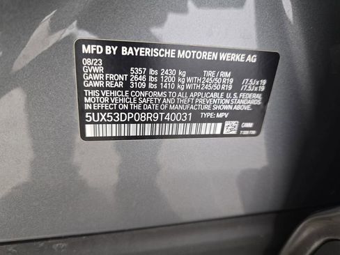 Certified 2024 BMW X3 xDrive30i w/ Premium Package image 34