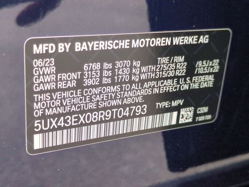 Used 2024 BMW X6 M60i w/ Executive Package image 35