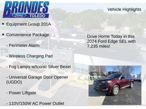 Used 2024 Ford Edge SEL w/ Convenience Package AWD/4WD image 5