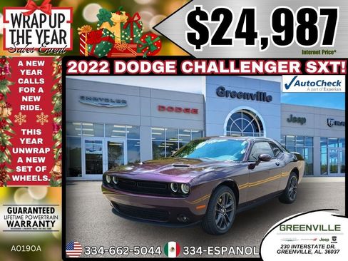 Used 2022 Dodge Challenger SXT w/ Blacktop Package image 1