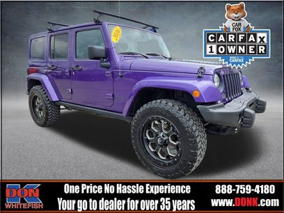 Used 2016 Jeep Wrangler Unlimited Sahara