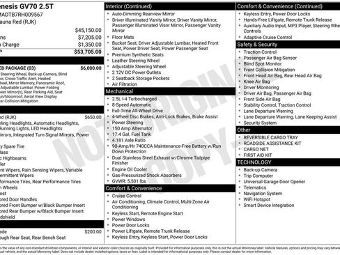 Used 2024 Genesis GV70 2.5T w/ Advanced Package image 15