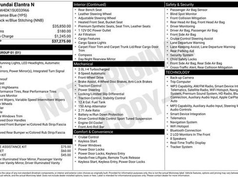 Used 2025 Hyundai Elantra N FWD image 27