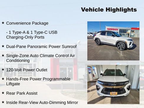 Used 2023 Chevrolet TrailBlazer RS w/ Sun and Liftgate Package FWD image 9