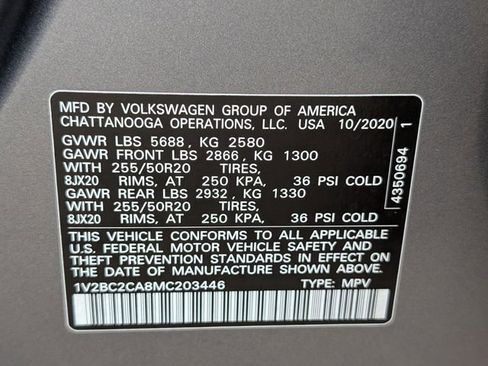 Used 2021 Volkswagen Atlas Cross Sport SEL AWD/4WD image 31