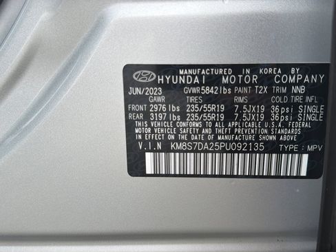 Certified 2023 Hyundai Santa Fe Limited AWD/4WD image 30