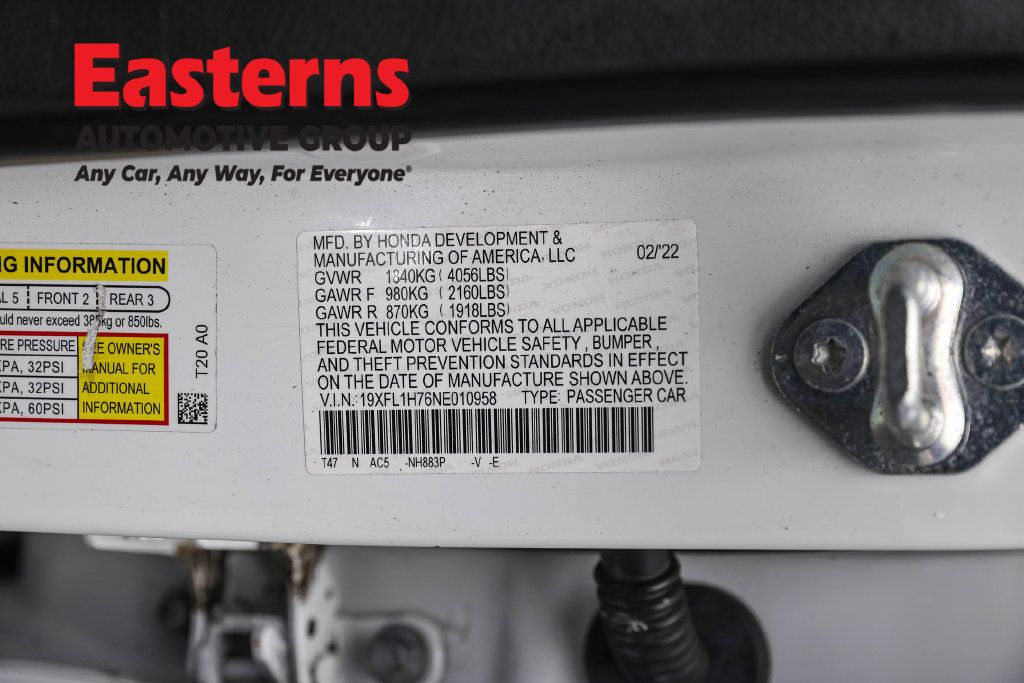Used 2022 Honda Civic EX-L image 37