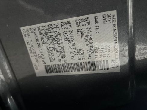 Used 2021 Nissan Murano Platinum w/ Cargo Package image 33