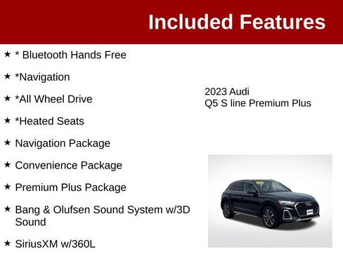 Used 2023 Audi Q5 2.0T Premium Plus w/ Premium Plus Package AWD/4WD image 3