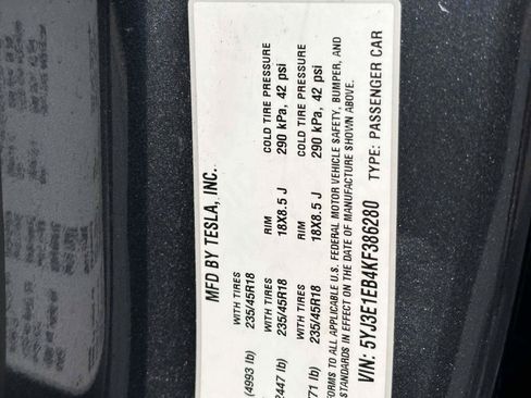 Used 2019 Tesla Model 3 Long Range AWD/4WD image 17