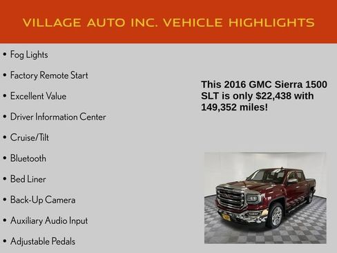 Used 2016 GMC Sierra 1500 SLT image 21