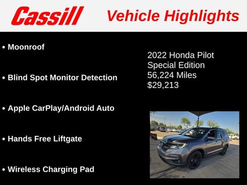 Used 2022 Honda Pilot Special Edition image 3