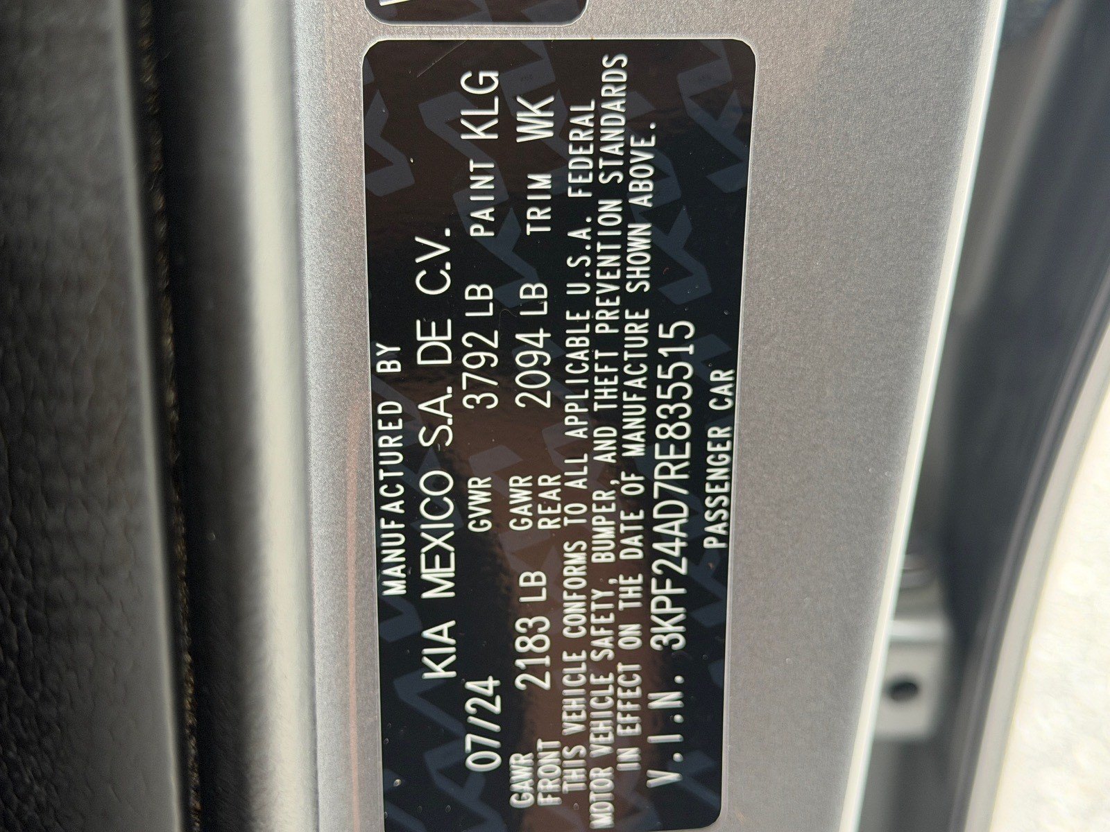 Certified 2024 Kia Forte LXS w/ LXS Technology Package FWD image 45