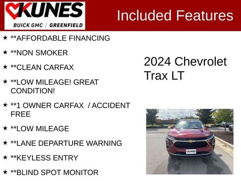 Used 2024 Chevrolet Trax LT w/ Driver Confidence Package image 3
